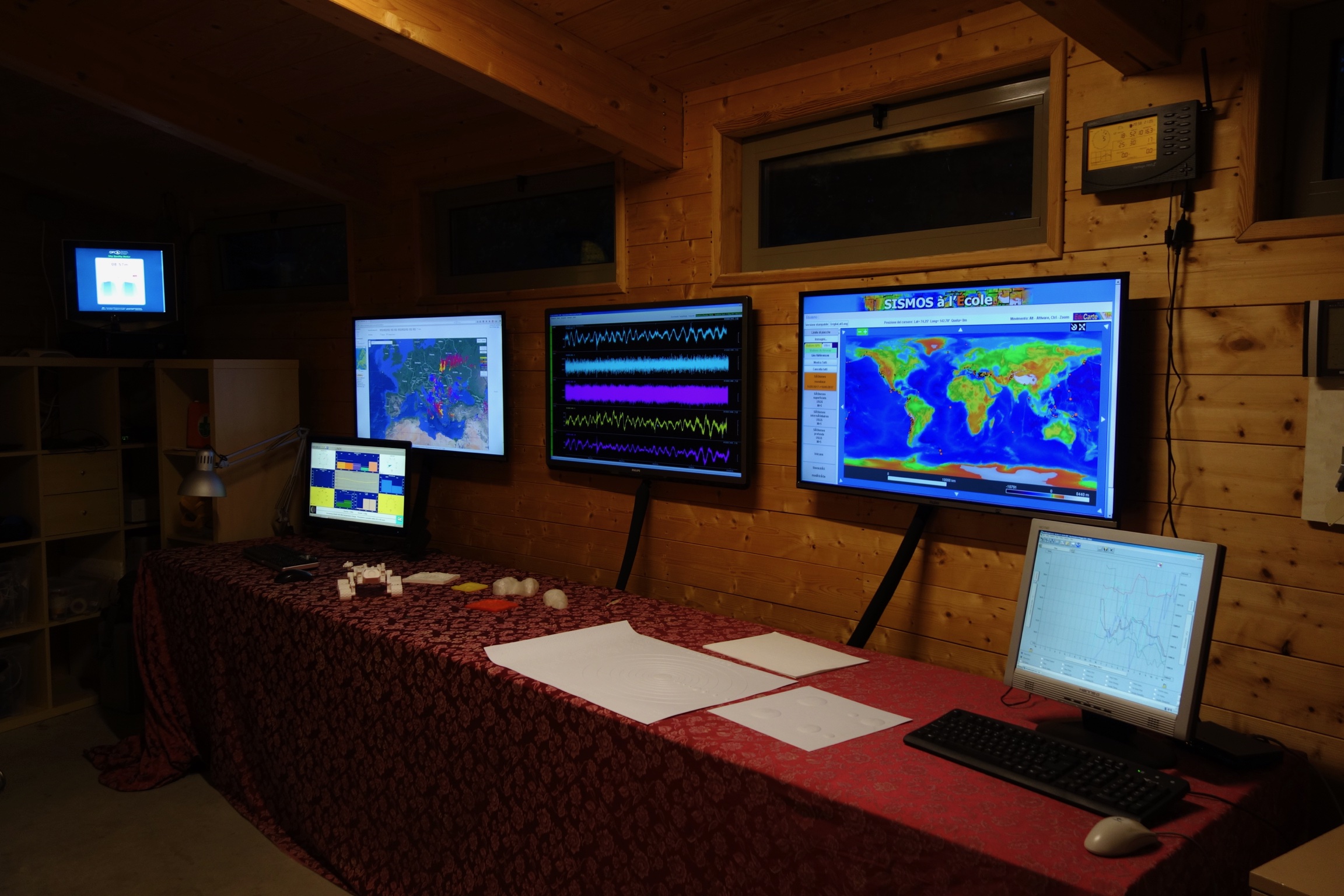 Sala monitor e centro di controllo e supervisione CeDAM