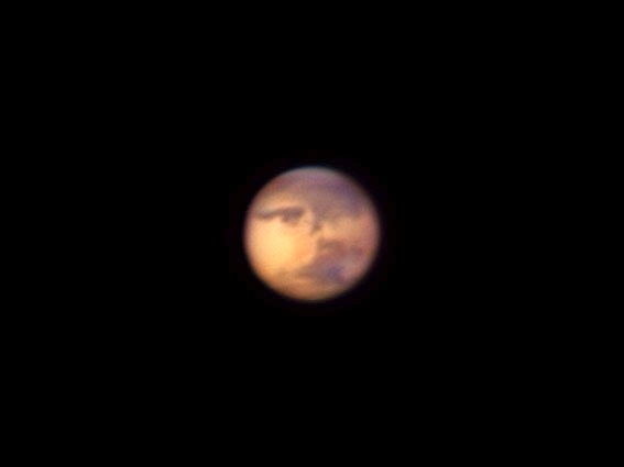 Marte Celestron C14, foto di Damiano Trisciani