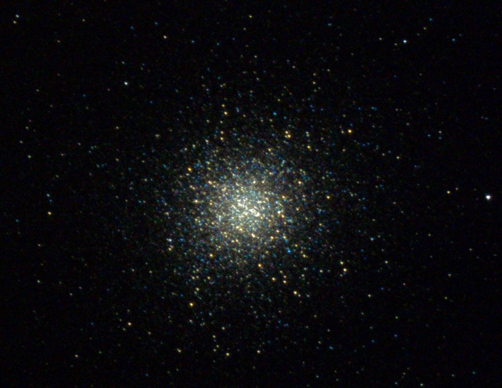 M13 Celestron C14 con riduttore f 6.3, foto di Damiano Trisciani