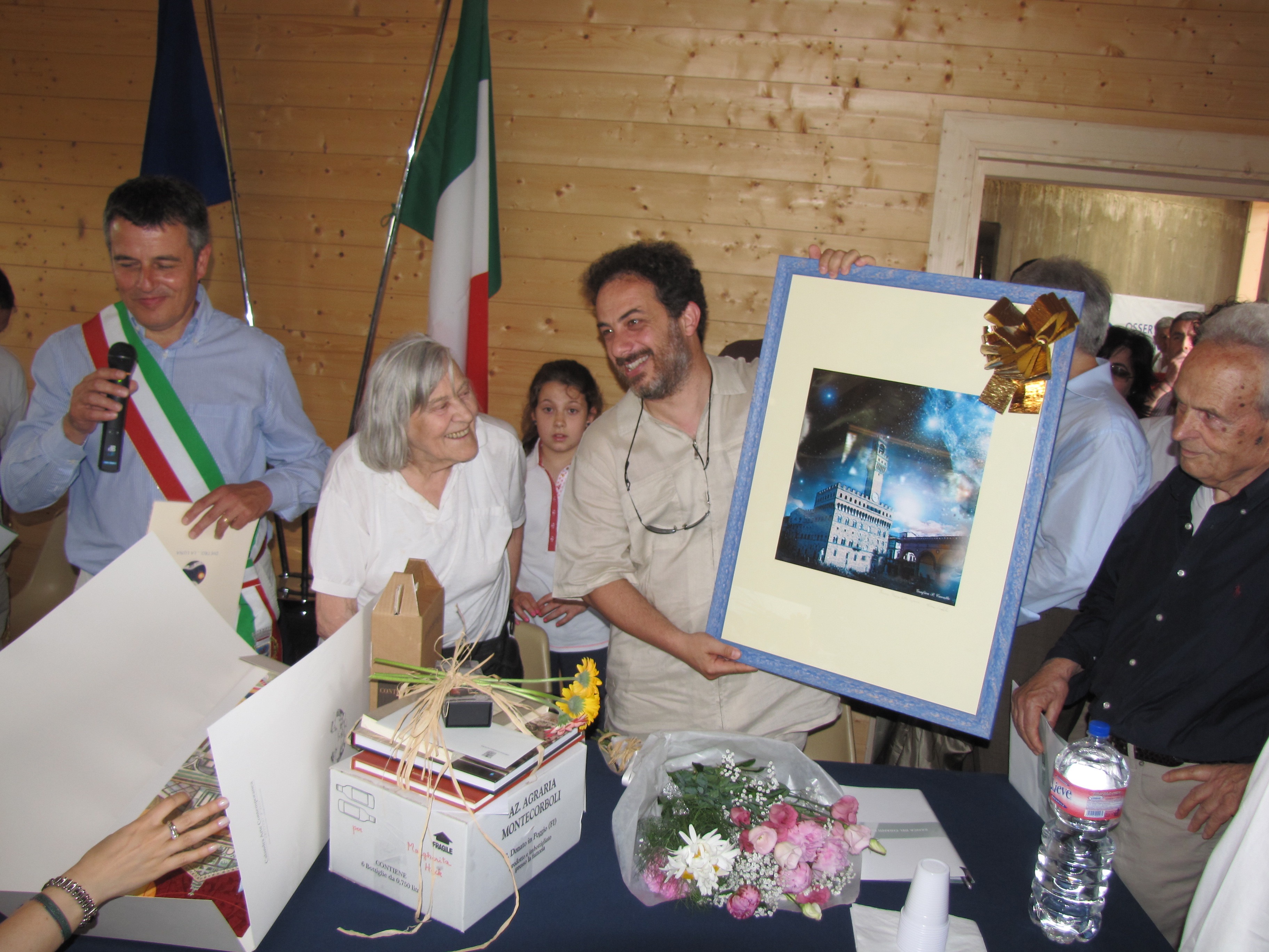 Inaugurazione dell' osservatorio 2010 con Margherita Hack ed Emanuele Pace