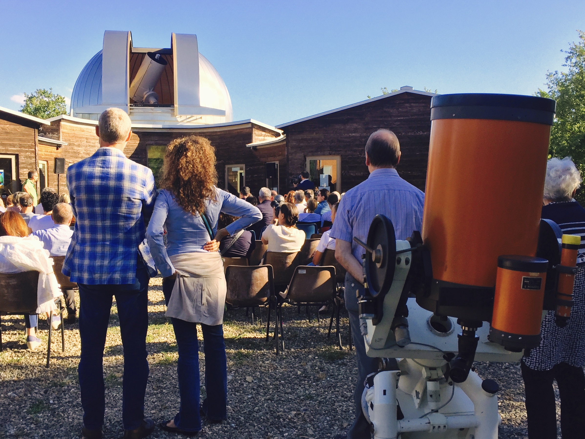Inaugurazione 2017 del grande telescopio Marcon