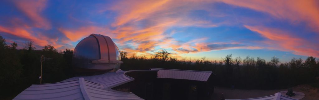 Tramonto all' osservatorio, foto di Damiano Trisciani