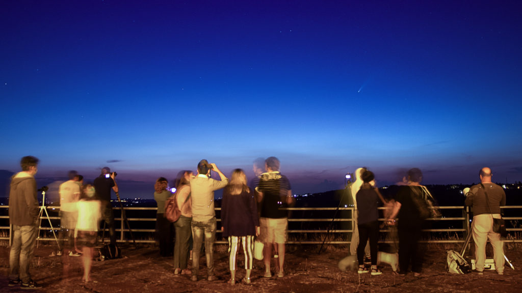 Serata osservativa organizzata dalla terrazza di Barberino V.E. Dall' Associazione Amici dell' OPC